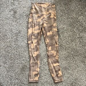 lululemon athletica Camo Leggings - Beige and Brown
